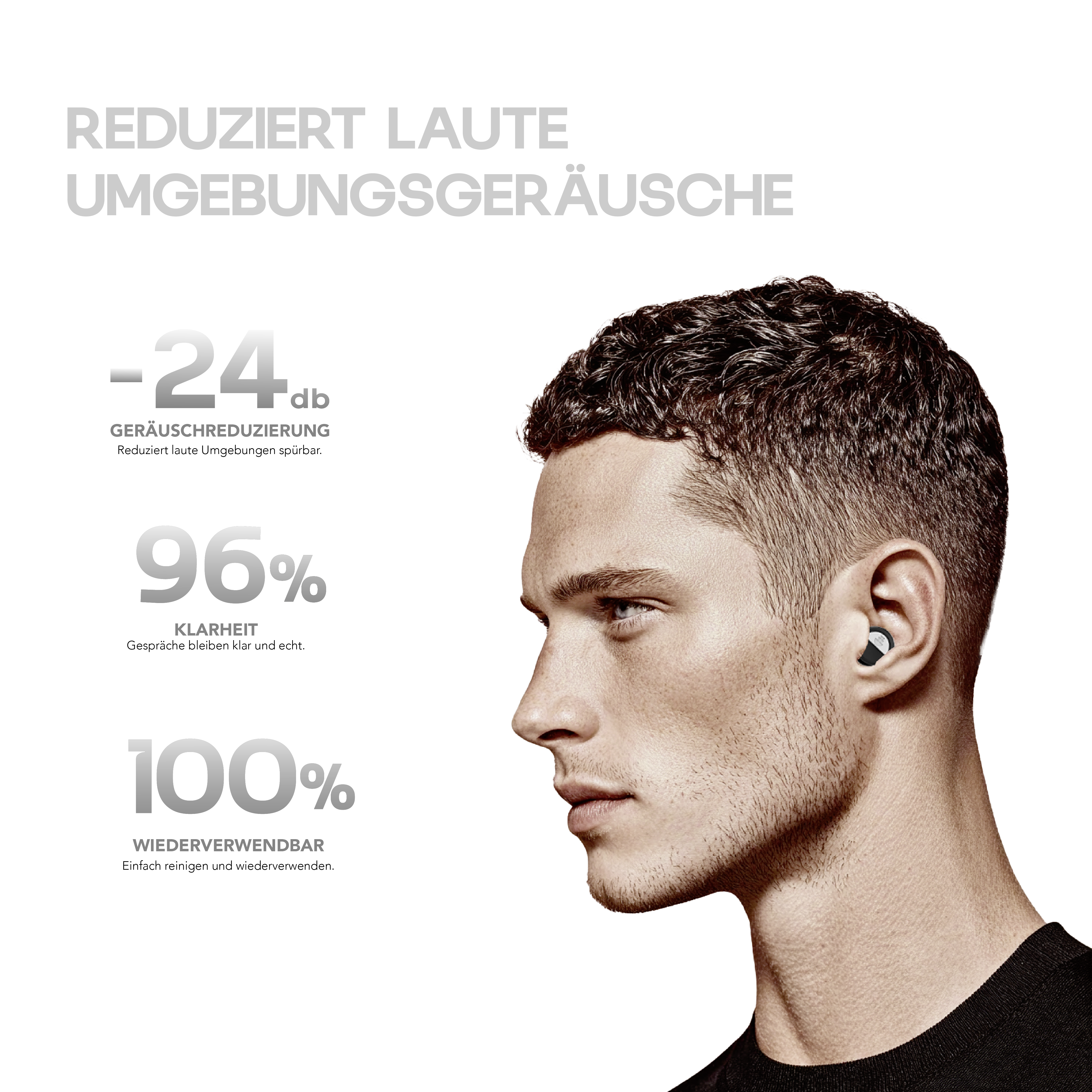 DROPE CLEAR 2 - GEHÖRSCHUTZ FÜR DEN ALLTAG