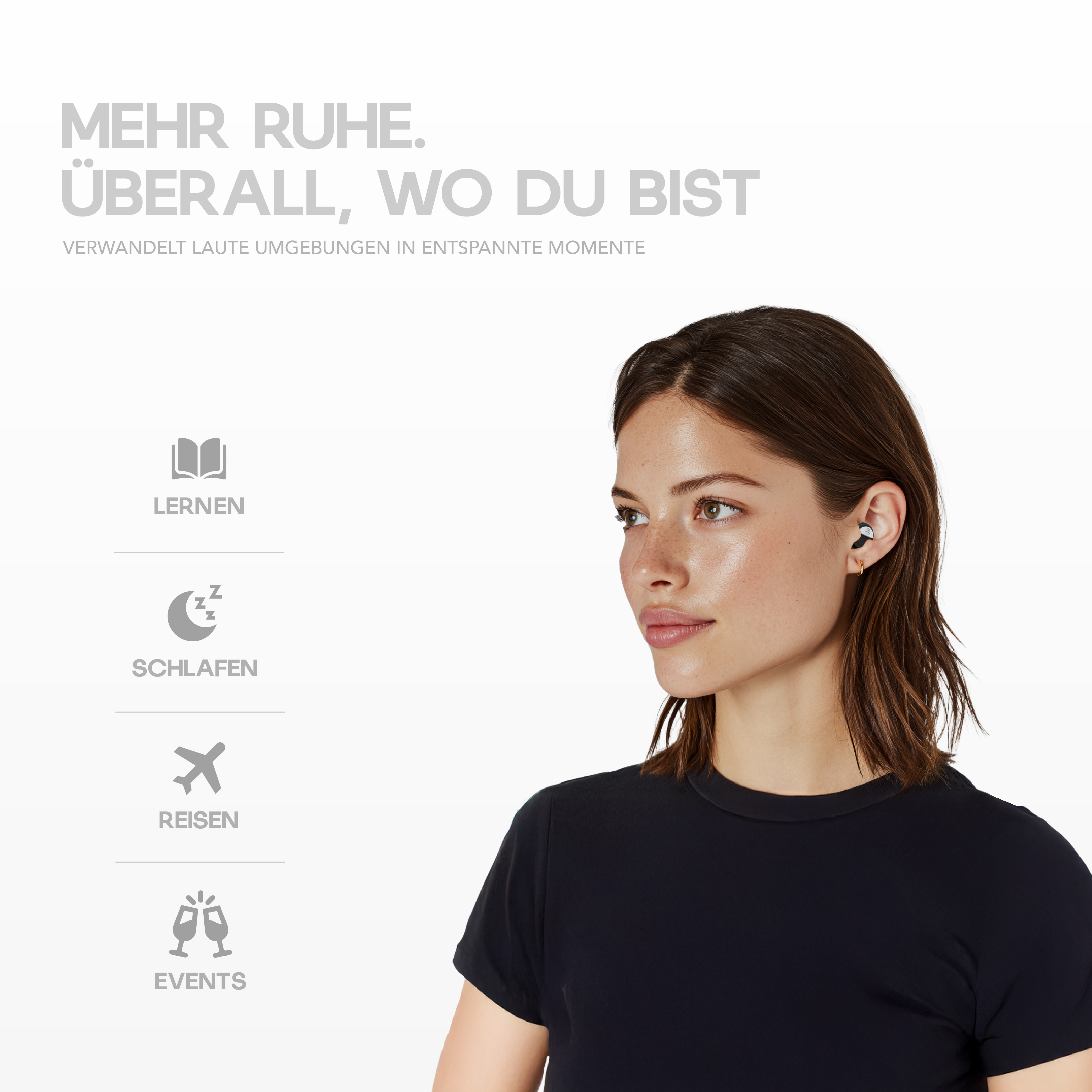 DROPE CLEAR 2 - GEHÖRSCHUTZ FÜR DEN ALLTAG